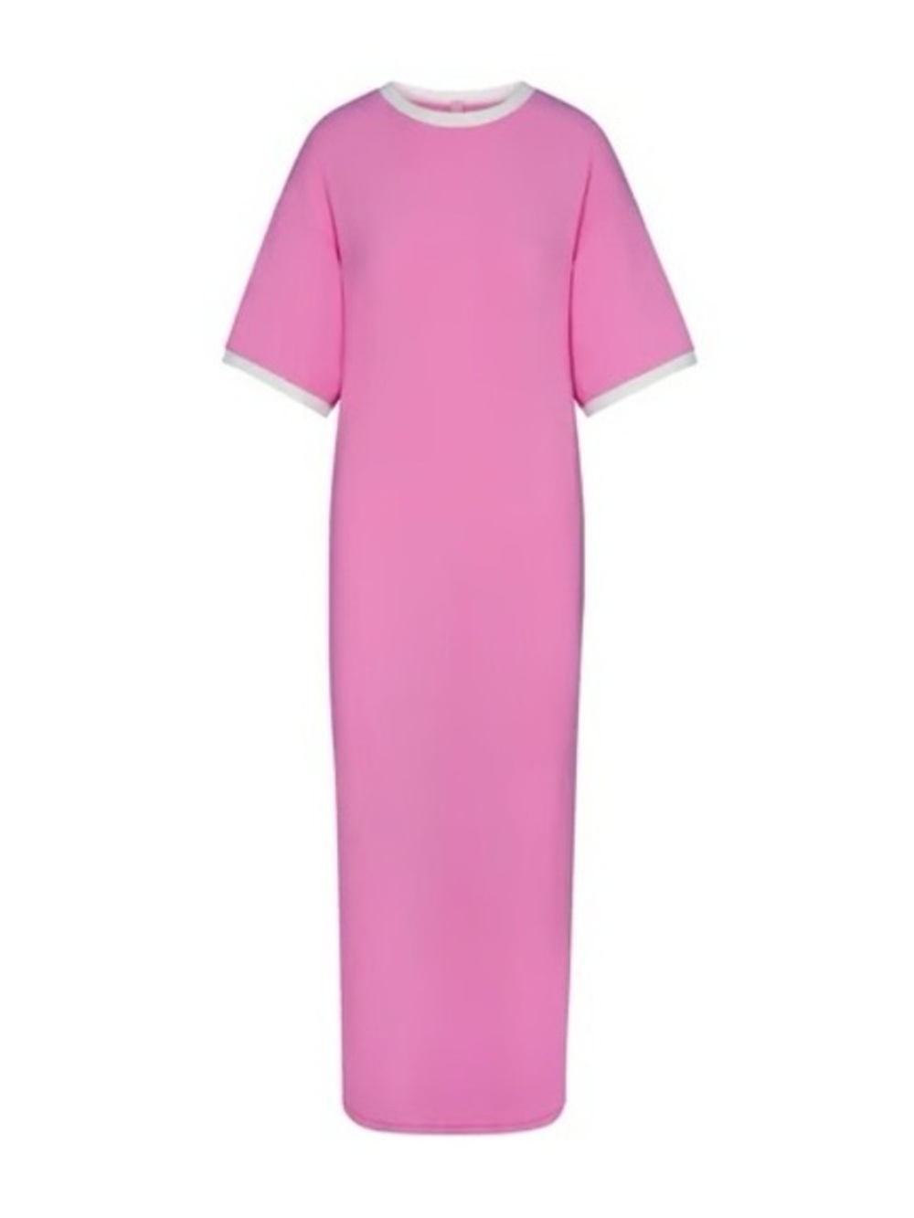 NWOT - SKIMS Super Soft Pink Maxi T-Shirt Dress